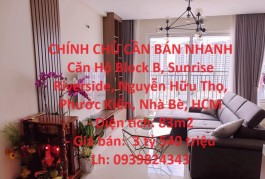 CHÍNH CHỦ CẦN BÁN NHANH Căn Hộ Block B, Sunrise Riverside, Nguyễn Hữu Thọ, Phước Kiển, Nhà Bè, HCM